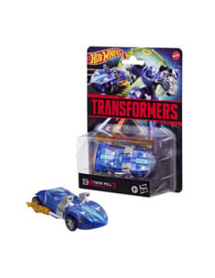 Coche hot wheels transformers twin mill