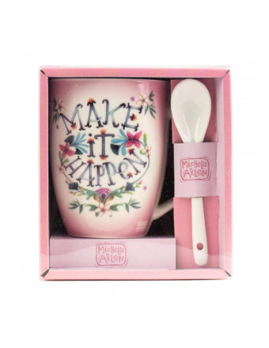 Taza con cuchara enesco make it