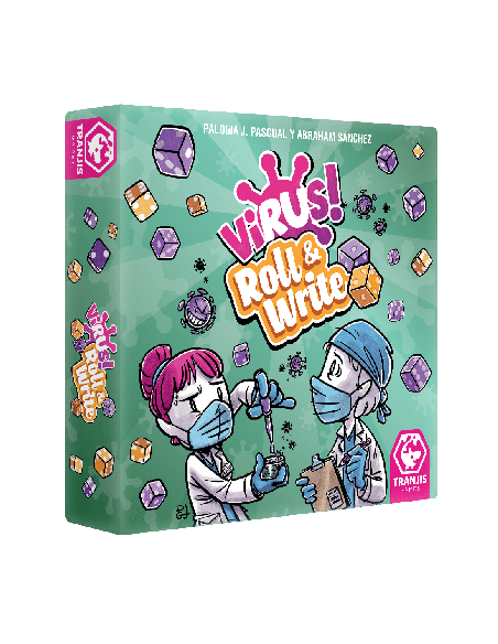 Juego mesa virus! roll & write