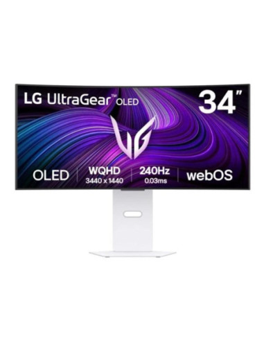 Monitor curvo gaming 34 pulgadas lg 34gx90sa - w