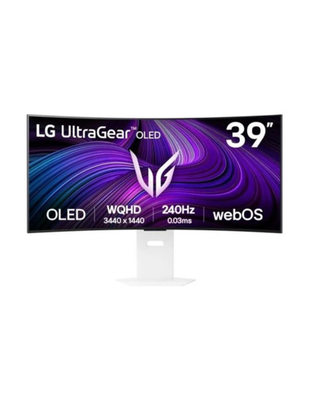 Monitor curvo gaming 39 pulgadas lg 39gx90sa - w