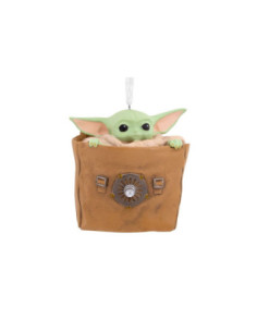 Figura decorativa grogu en bolsa resina