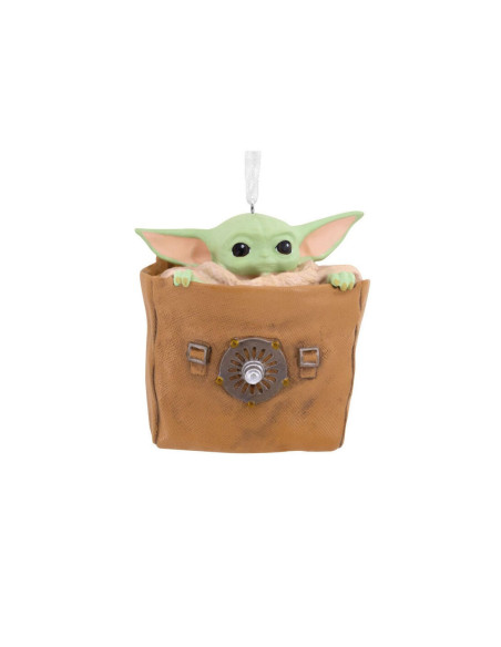 Figura decorativa grogu en bolsa resina