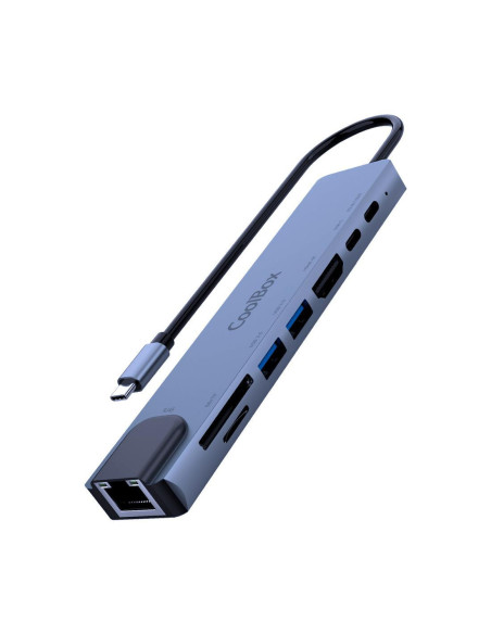 Minidock coolbox c81 aluminio usb - c a