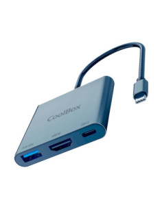 Minidock coolbox c31 aluminio usb - c a