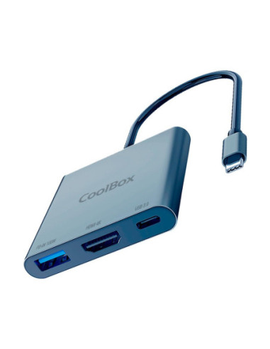 Minidock coolbox c31 aluminio usb - c a