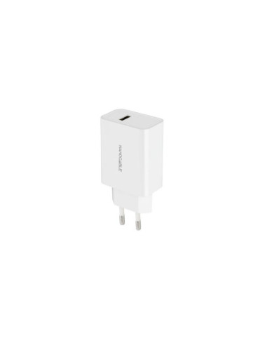 Cargador nanocable usb - a 5v 2.1a blanco