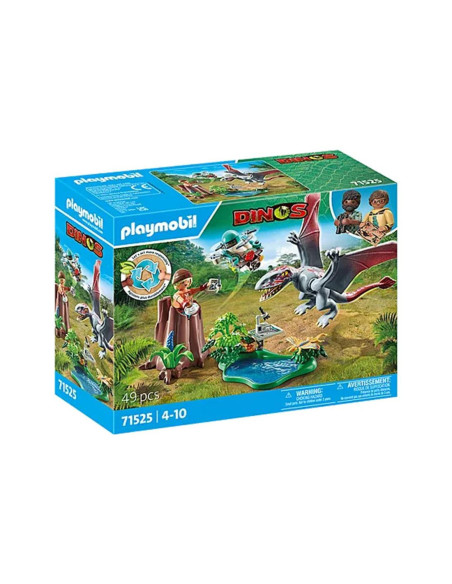 Playmobil observatorio con dimorphodon