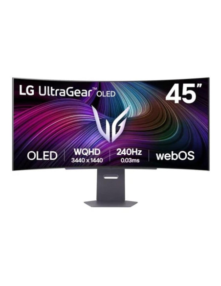 Monitor curvo gaming lg 45gx90sa - b 44.5 pulgadas