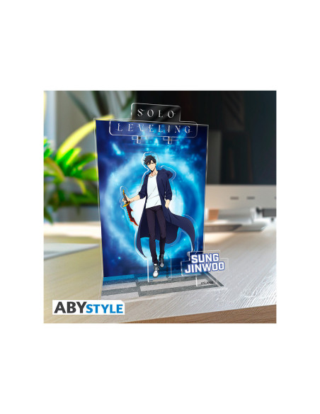 Figura acrílica solo leveling diorama jinwoo