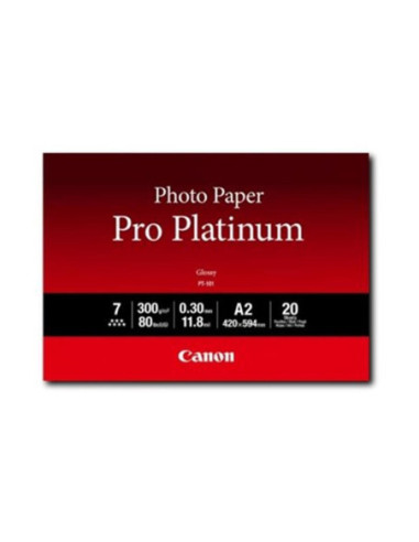 Papel fotografico canon pro platinum pt - 101
