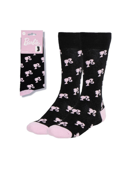 Calcetines negro barbie tu 36 43