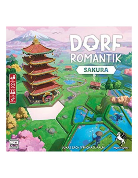 Juego mesa dorfromantik sakura
