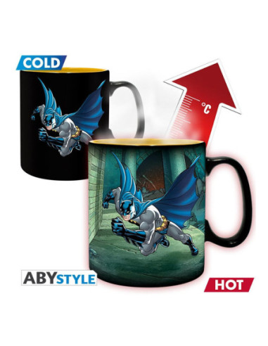 Taza termocolora dc comics batman y