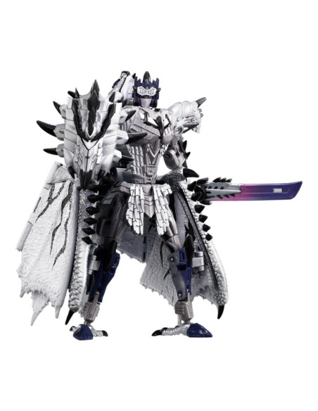Figura hasbro transformers x monster hunter