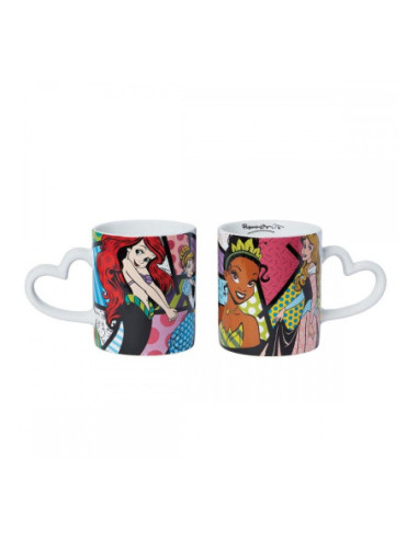 Taza enesco disney princesas ariel cenicienta