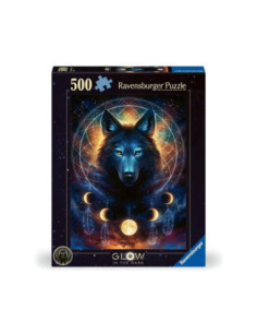 Puzzle lobo brillante 500 piezas