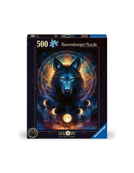 Puzzle lobo brillante 500 piezas