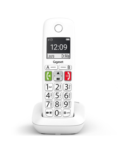 Telefono fijo inalambrico gigaset e290 blanco