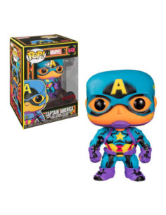 Funko pop marvel black light capitan