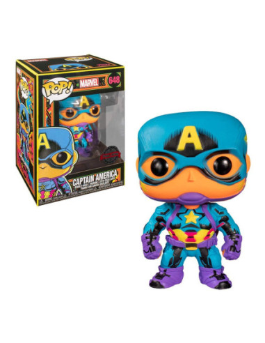 Funko pop marvel black light capitan