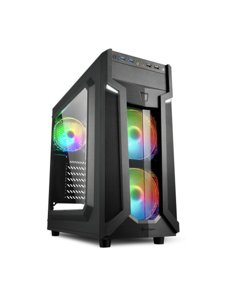Caja atx sharkoon vg6 - w rgb 2xusb3.0