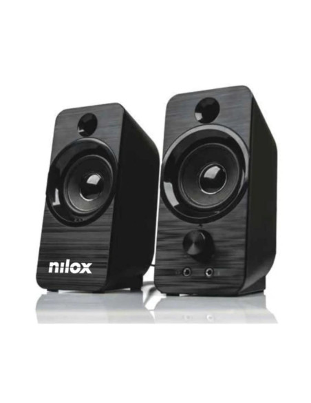 Altavoces pc nilox 2.0 6w negro