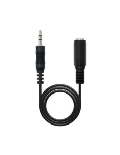 Cable audio jack 3.5mm nanocable 1.5m