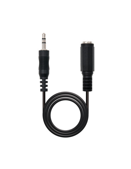 Cable audio jack 3.5mm nanocable 1.5m