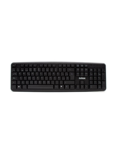 Teclado nilox usb negro