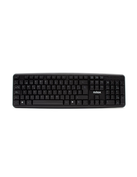 Teclado nilox usb negro