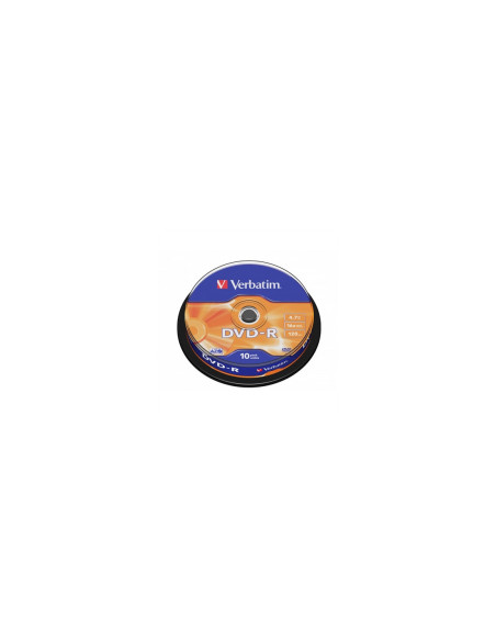 Verbatim dvd - r 4.7gb 16x tarrina 10uds