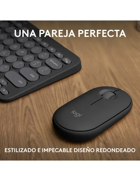 Teclado + mouse logitech pebble 2