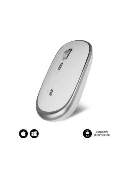 Raton inalambrico subblim submo - rfm0001 plata