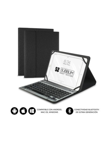 Funda + teclado subblim teclado 10.1 pulgadas