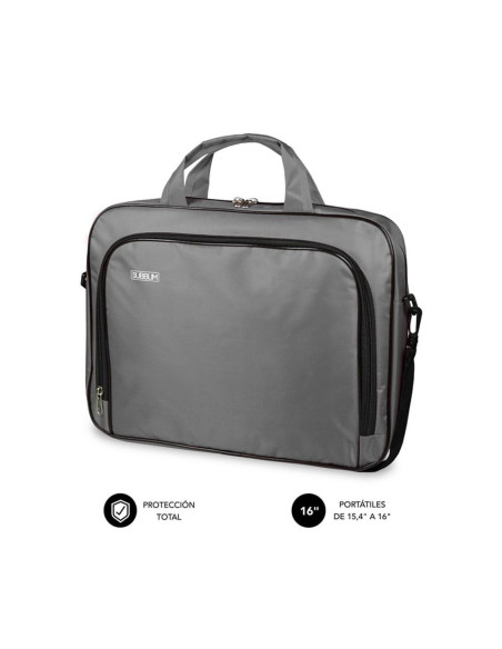 Maletin subblim oxford portatil 15.4 pulgadas - 16 pulgadas gris