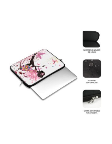 Funda subblim trendy sleeve portatil 13.3 pulgadas - 14 pulgadas