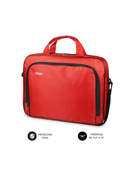 Maletin subblim oxford portatil 15.4 pulgadas - 16 pulgadas rojo