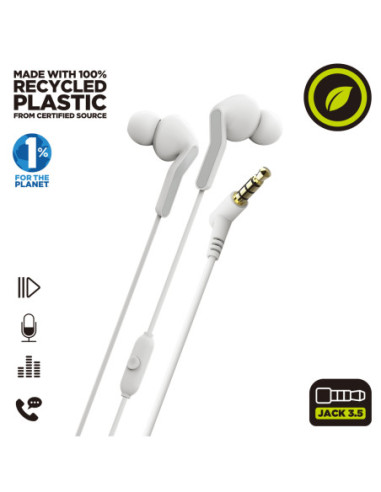 Auriculares muvit e57 blanco