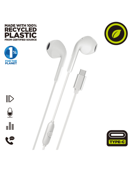 Auriculares muvit e58 usb tipo c