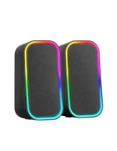 Altavoces mars gaming ms - om rgb negro