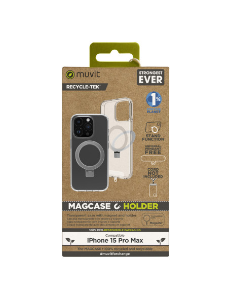 Funda muvit recycletek magsafe + soporte
