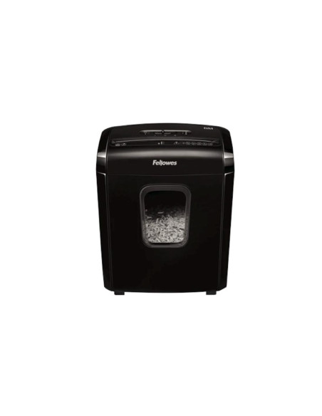 Destructora papel fellowes 6m negra minicorte