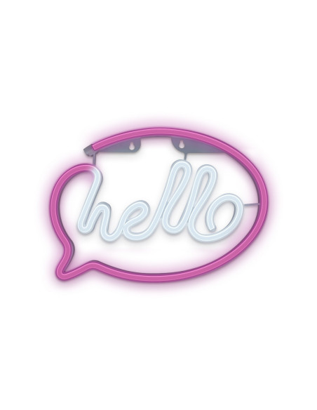 Lampara forever neon led hello pink