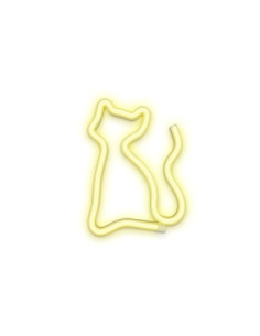 Lampara forever neon led light cat