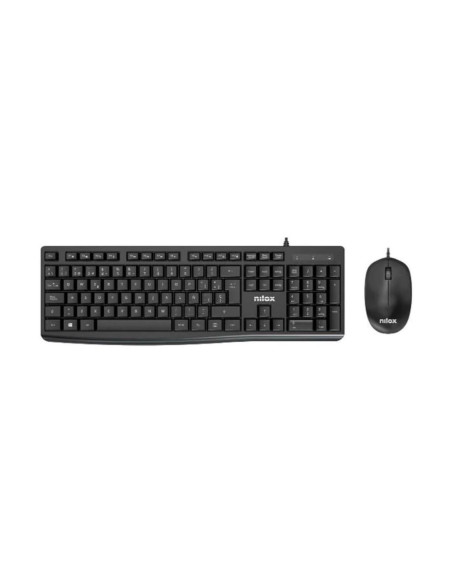 Teclado + raton nilox nxkme0012 negro