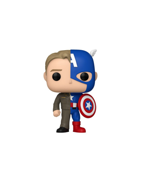 Funko pop marvel split steve rogers
