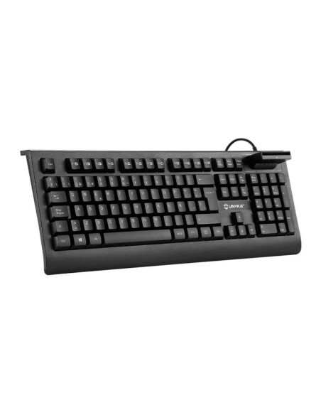 Teclado unykach kb918 usb lector dni