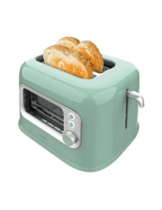 Tostadora vertical cecotec retrovision 700w verde