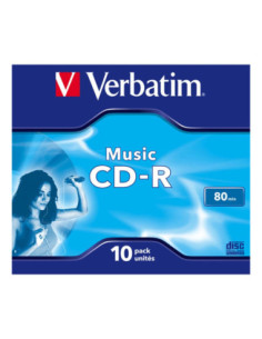 Verbatim cd - r 700mb 16x tarrina 10